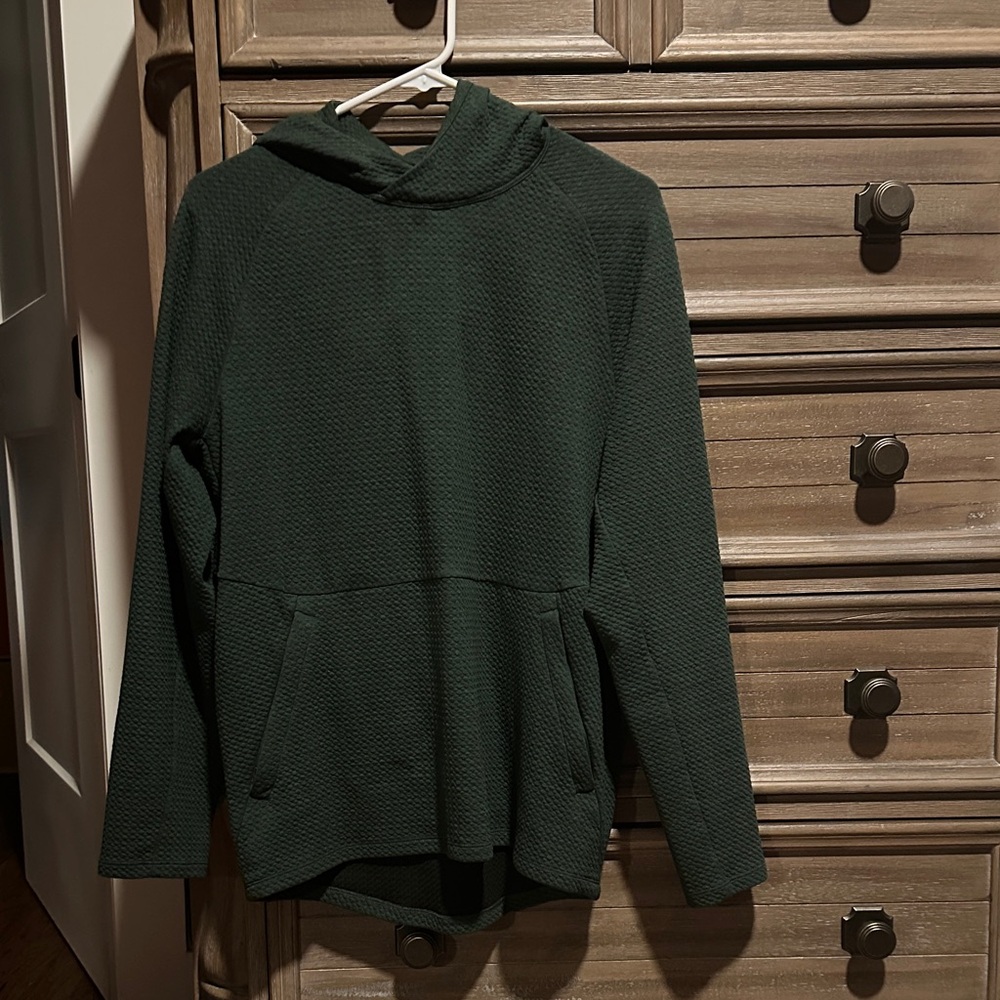 Lululemon Athletica Dark Green Textured Hoodie